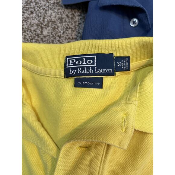 Lot of 4 Vintage Polo Ralph Lauren Short Sleeve Polo Shirts Mens Size Medium EUC - Picture 2 of 8